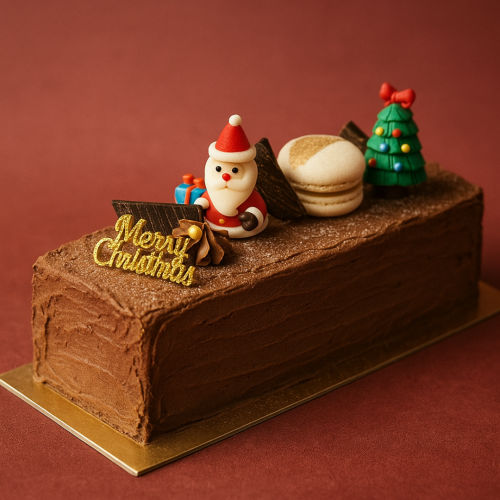 Christmas Special: 56% Belgian Chocolate Log Cake