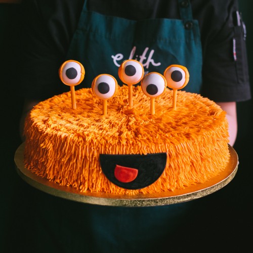 5-Eyed Monster Cake