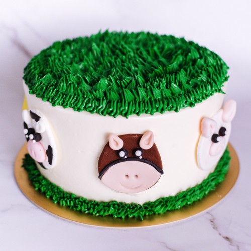 Barnyard Animal Themed Cake