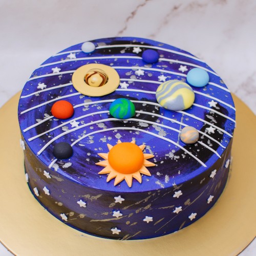 Solar System Galaxy Cake