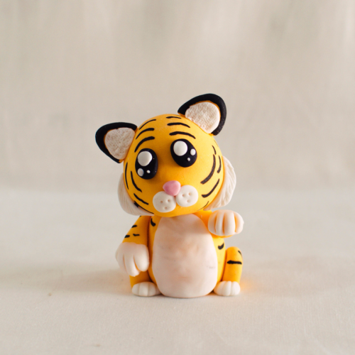 Fondant Baby Tiger Topper