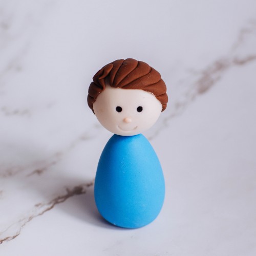 Fondant Boy Topper