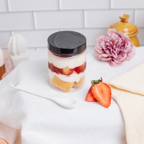 Strawberry Tiramisu Mini Jar