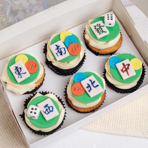 Mahjong Cupcakes - Box of Six