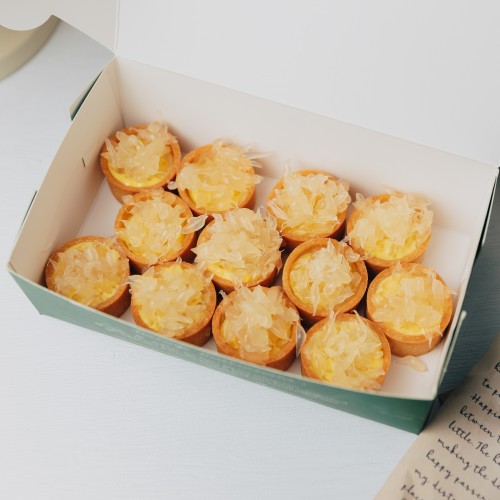 Mini Mango Pomelo Fruit Tarts - Box of Twelve