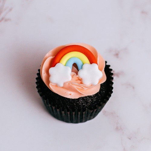 Rainbow Cupcakes - Box of Six