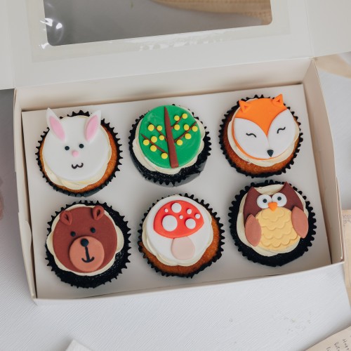 Woodlands Cupcakes - Box of Six