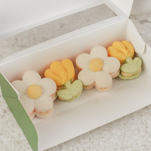 Mother's Day Specials: Floral Macaron Gift Box - Box of Four