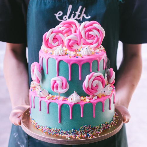 Two Tier Candyland Cake