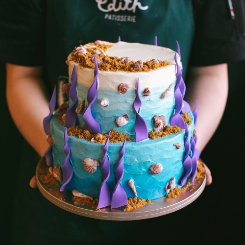 Two Tier Under the Sea Cake