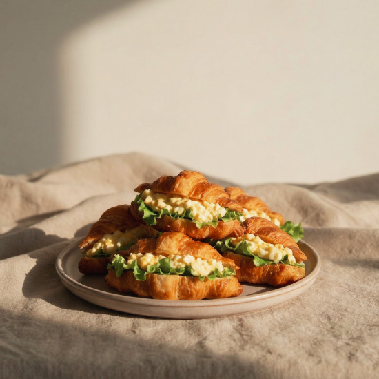 Petite Croissant Sandwiches - Box of Eight