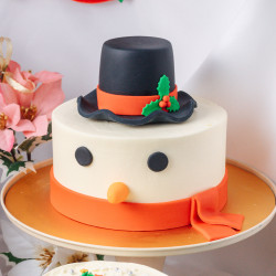 Snowman Cake