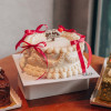 Christmas Ribbon Cake