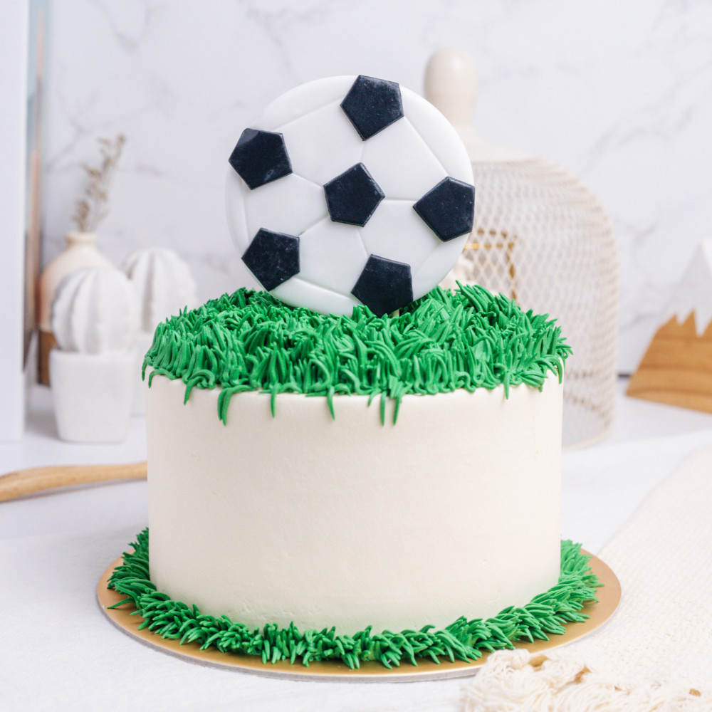 2D Soccer Ball Cake