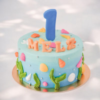 Piped Under the Sea Cake