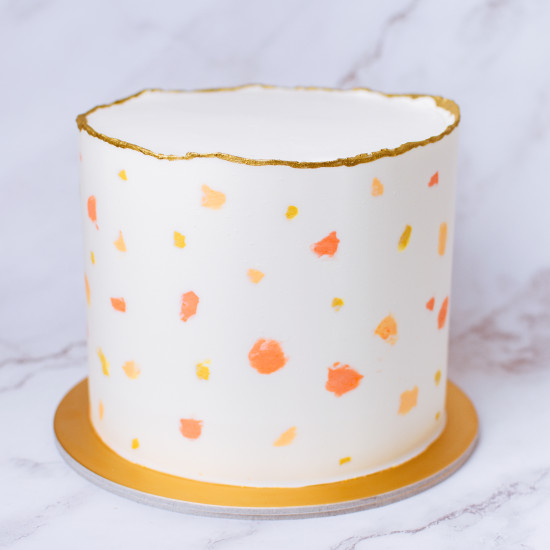 Pastel Terrazzo Cake