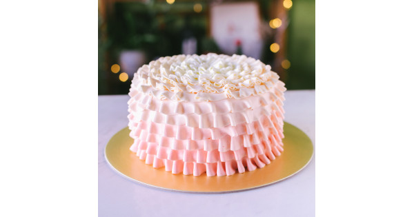 Piped Ruffles Piped Ruffles Cake