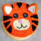 Piped Tiger Cake