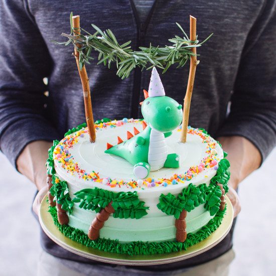 Rustic Dino Cake