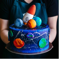 Space Galaxy Cake
