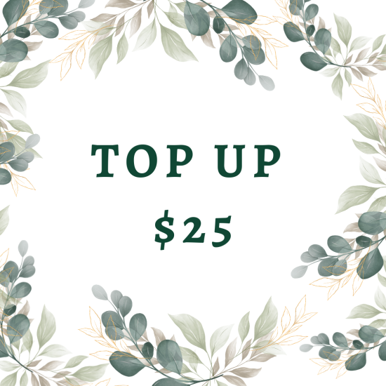 Top up $25