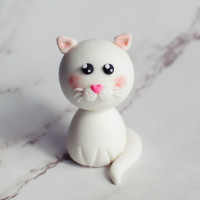 Fondant Cat #2 Topper