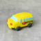 Fondant 3D Yellow School Bus Topper