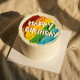 4" Petite Rainbow Frosted Cake