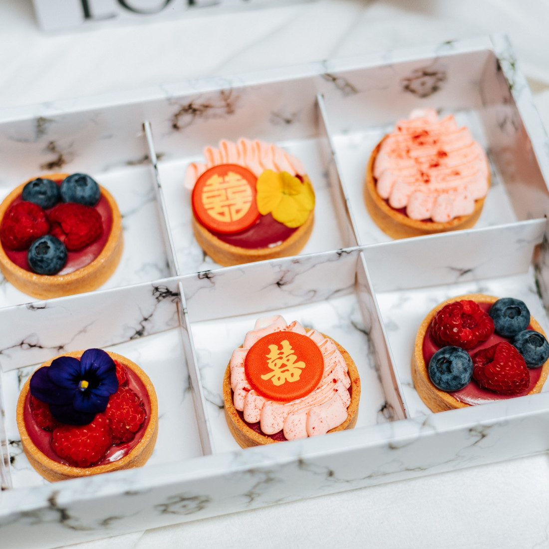 Li Rae In A Box Double Happiness Guo Da Li - Box of Six