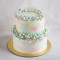 Two Tier Pastel Marble Cake with Baby's Breath